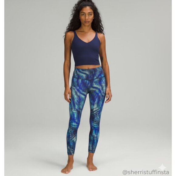 Lululemon Align Tank Top Wunder Train High-Rise Tights 25" Blue Leggings Lot 2 - Picture 2 of 13